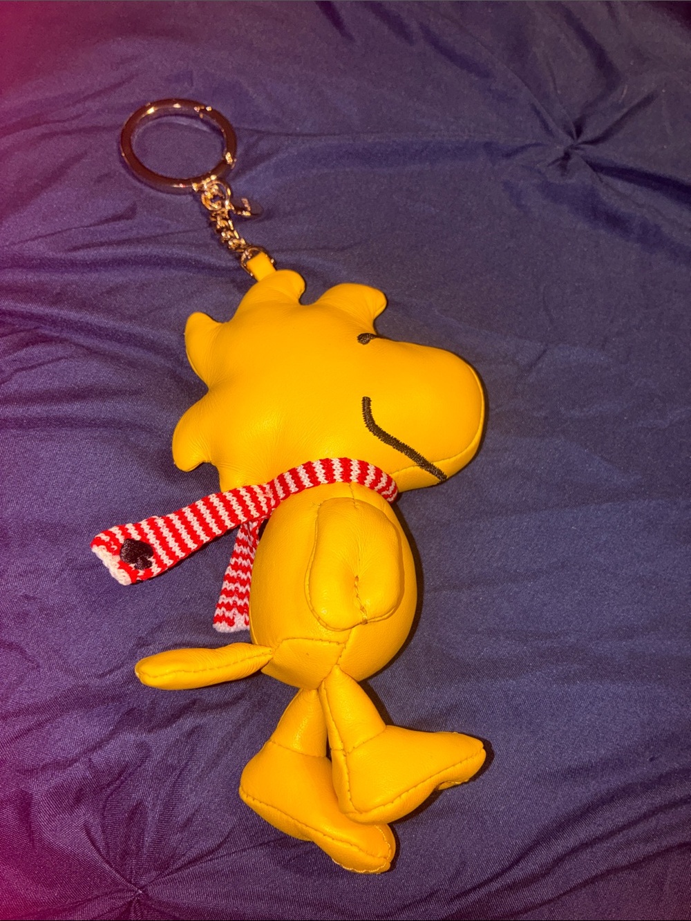 Kate spade woodstock ,peanuts collab bag charm